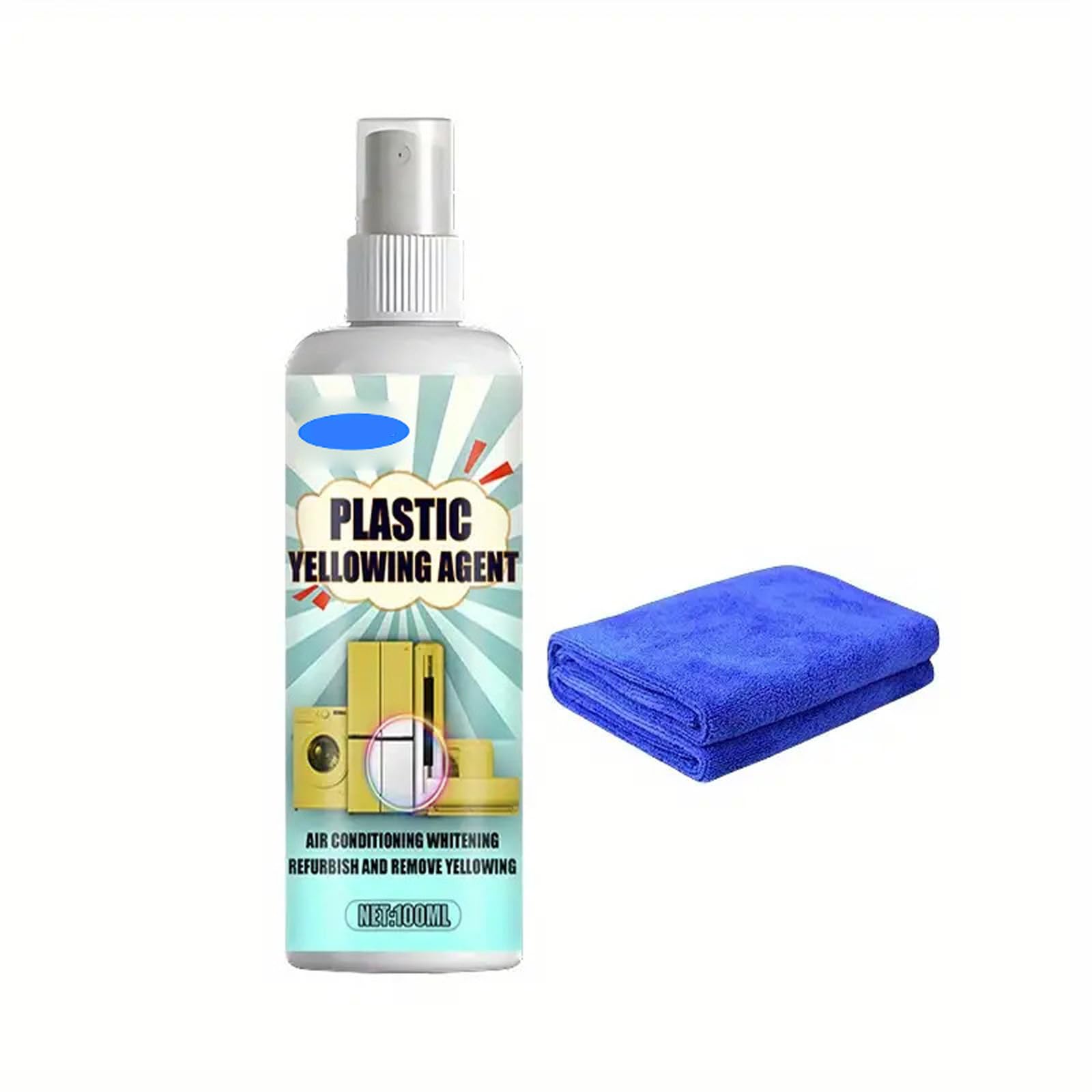 BIUFY Yellowing Remover Fast Acting Formulas Agent set For Appliances Restores Surfaces Safe On Wall Floors