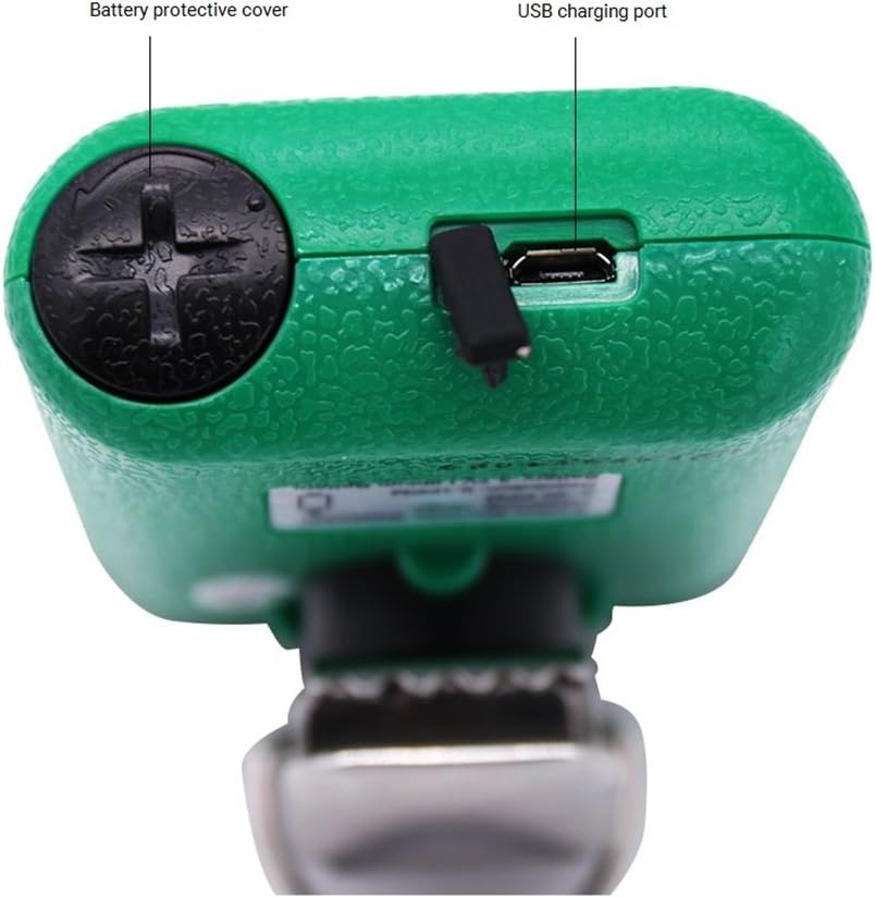 Principal view of the SMART SENSOR AS8805 Sulfur Dioxide Detector showing the battery cover and USB charging port.