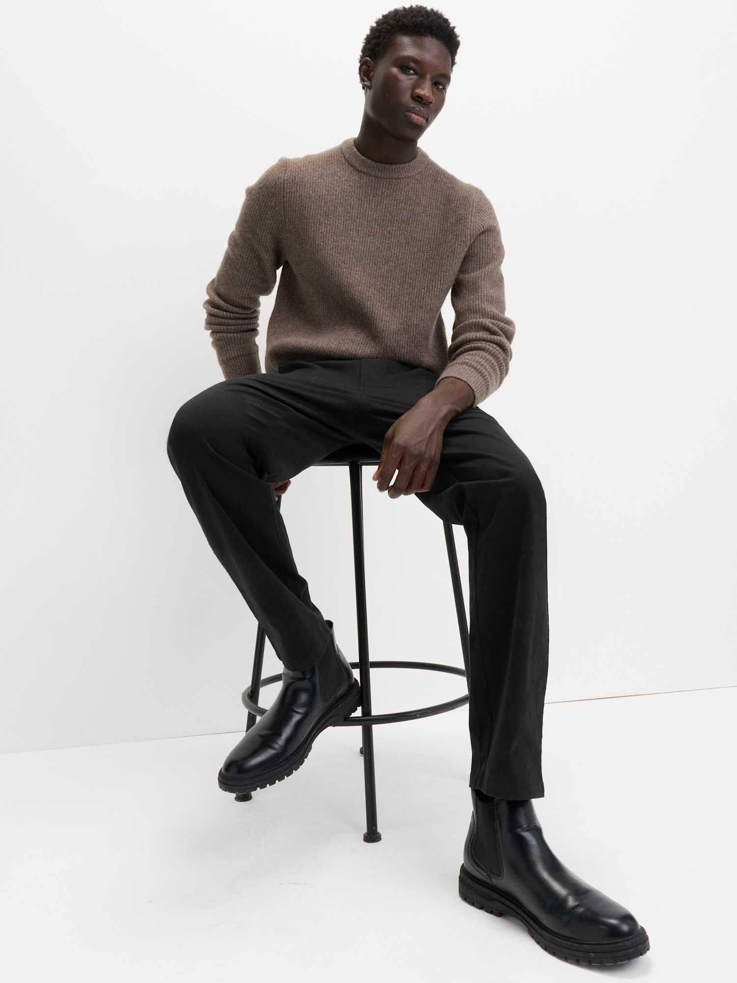 Marks & Spencer Chino Homme Coupe Standard avec Stretch, avec Poches