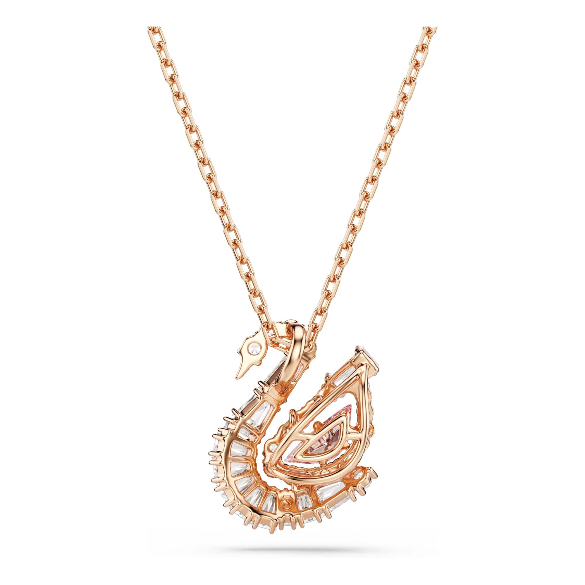 Swarovski Schwan-Anhänger 5732414 rosa Schwan