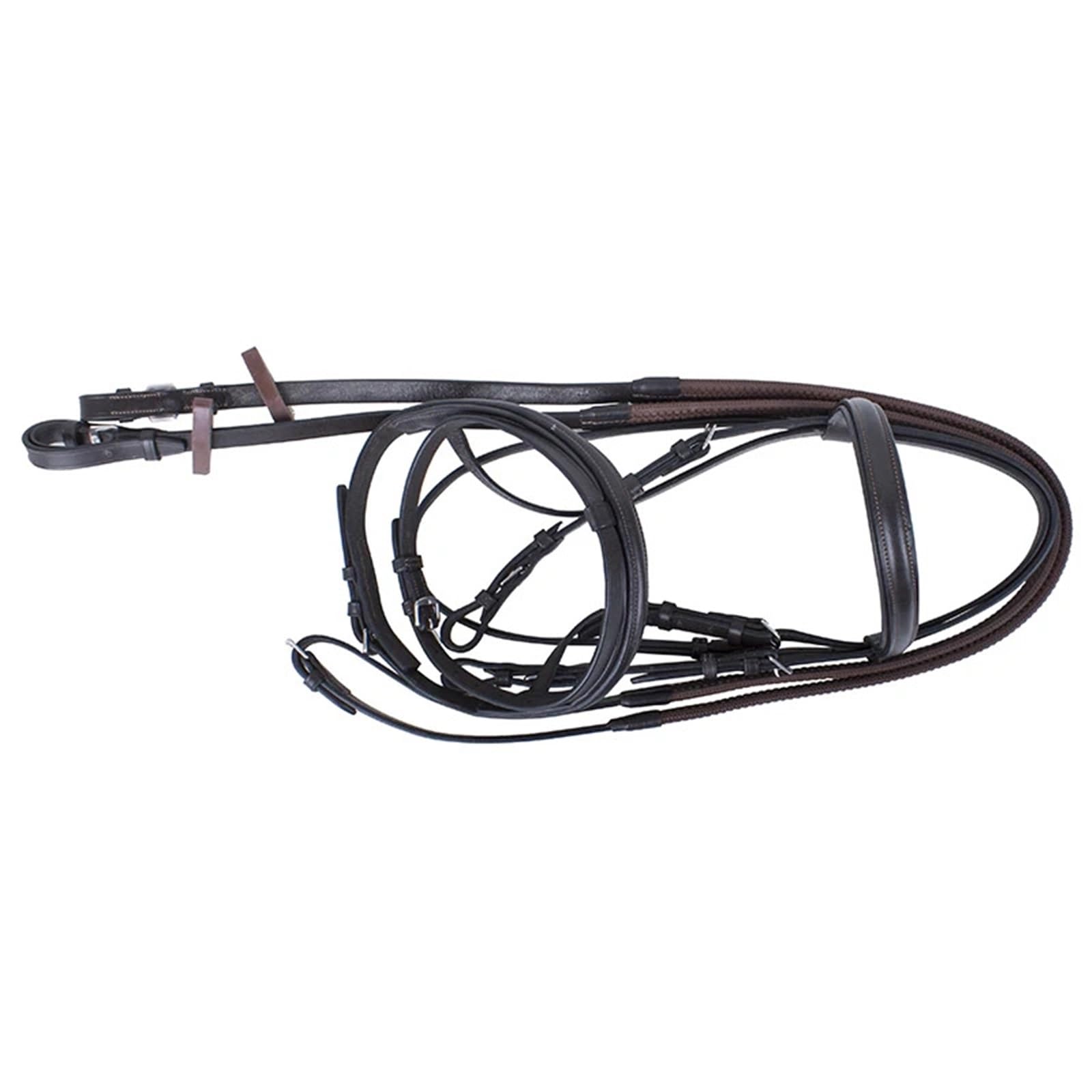 Cavalli Redini Redini for Cavallo con Briglia in Gomma Capezza in Pelle Strumenti for Cavalli da Equitazione Cavalieri