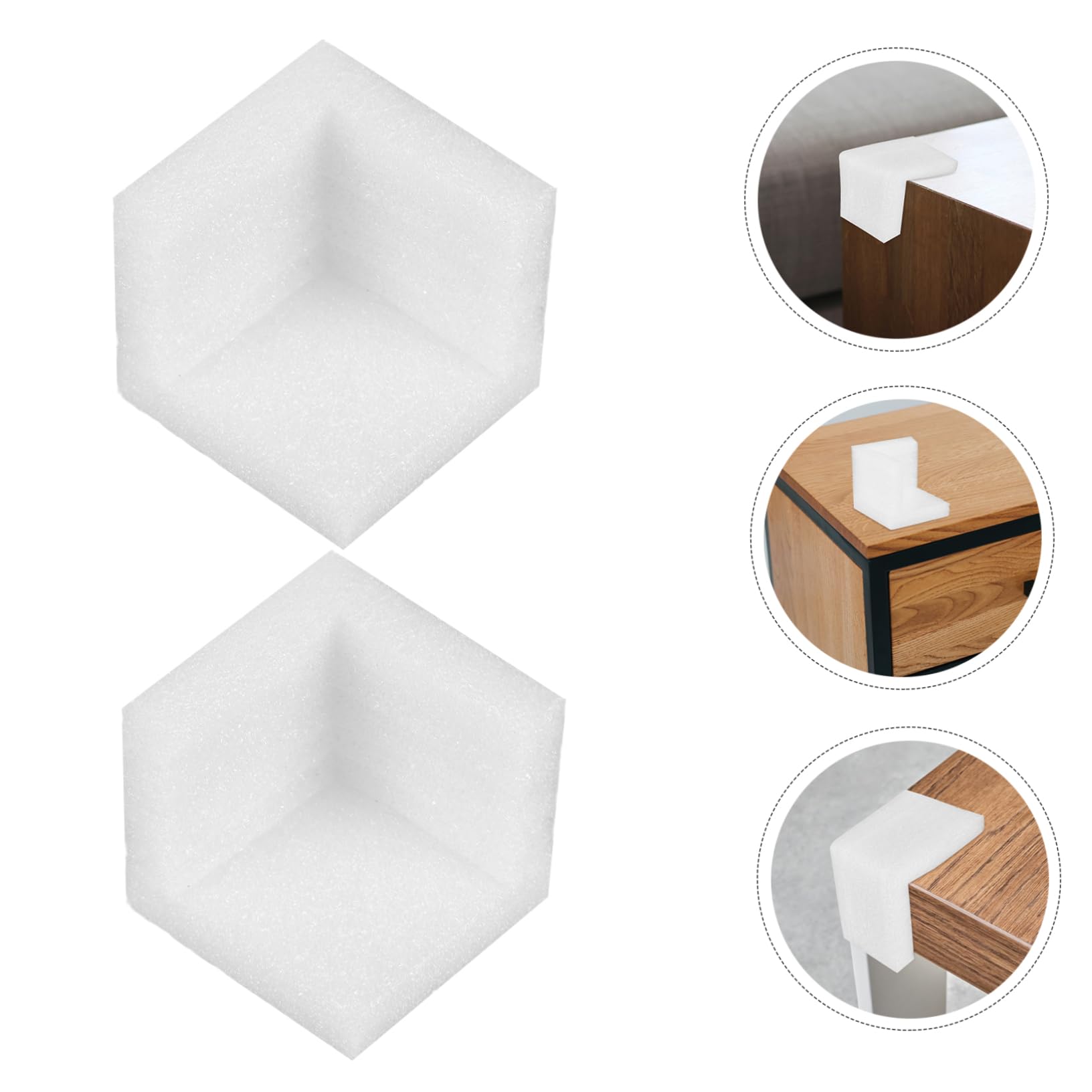 KICHOUSE 12pcs Corner Protection Packaging Materials Packing Edge Protectors Corner Protector Packaging Edge Protectors for Frame Corner Guards Frame Edge Protector Packaging Guards