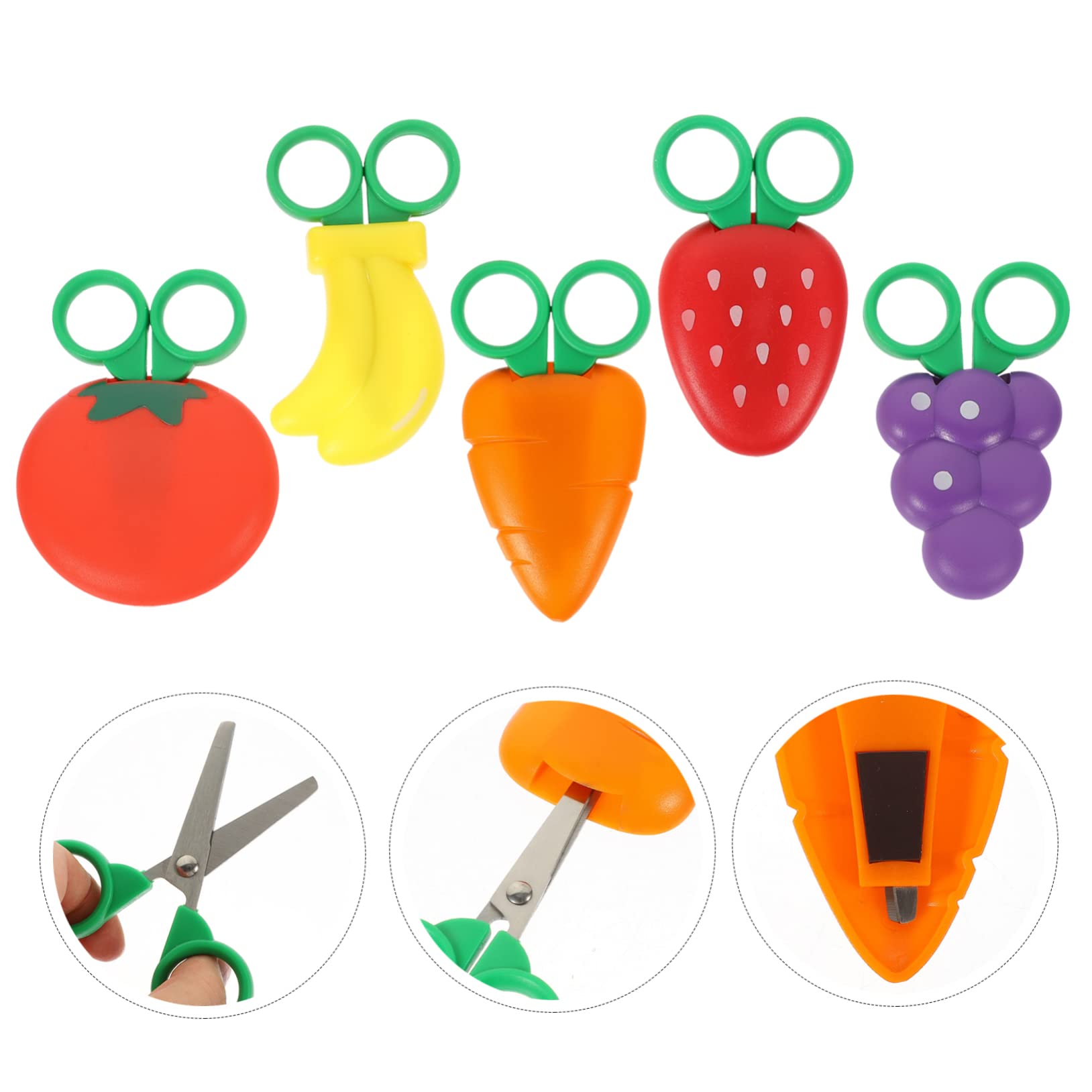Lurrose 15pièces Ciseaux De Sécurité Colorés Pour Garçon Fille Pour Bricolage Ciseaux Adaptés Aux Tout-petits Et Aux Garçon Fille Pour École Activités Manuelles