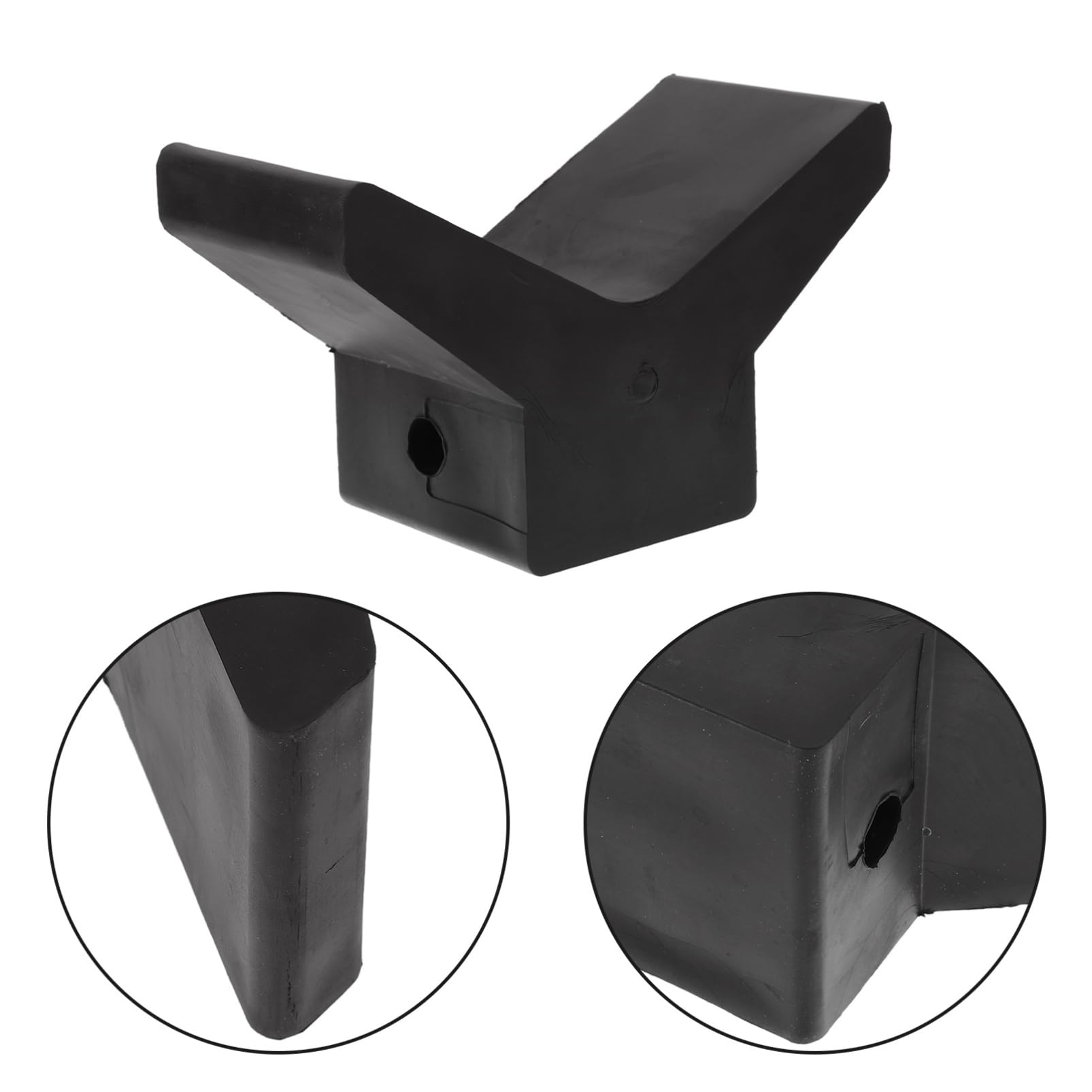 Gatuida Support De Remorque pour Bateau Butée Étrave Caoutchouc Accessoire De Transport pour Voilier Bateau Ski Et pour Étrave
