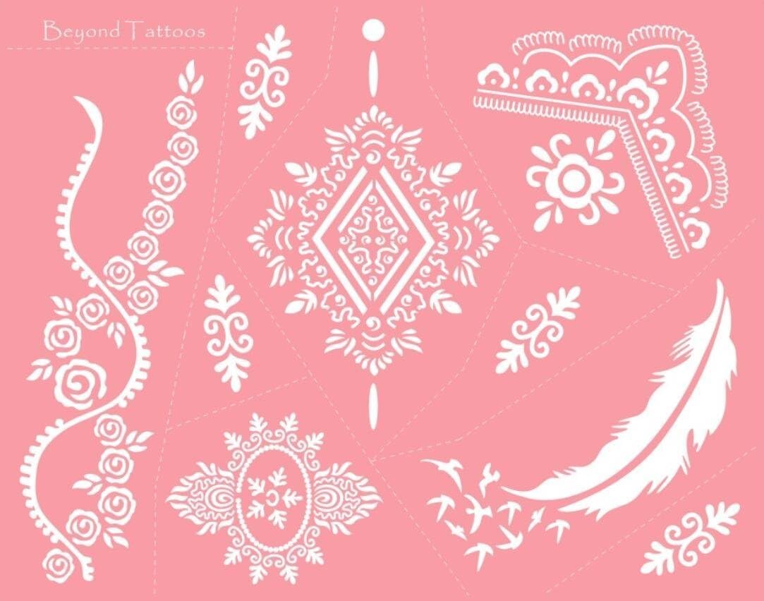 Reusable Micronet Mesh Stencil Tattoo Stencil Template 1 Large Sheet Mes03