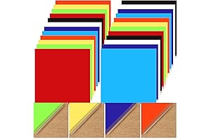 Cindeer 2mm Acrylic Sheet Set: 24 Vibrant Sheets for Your Creative Endeavors