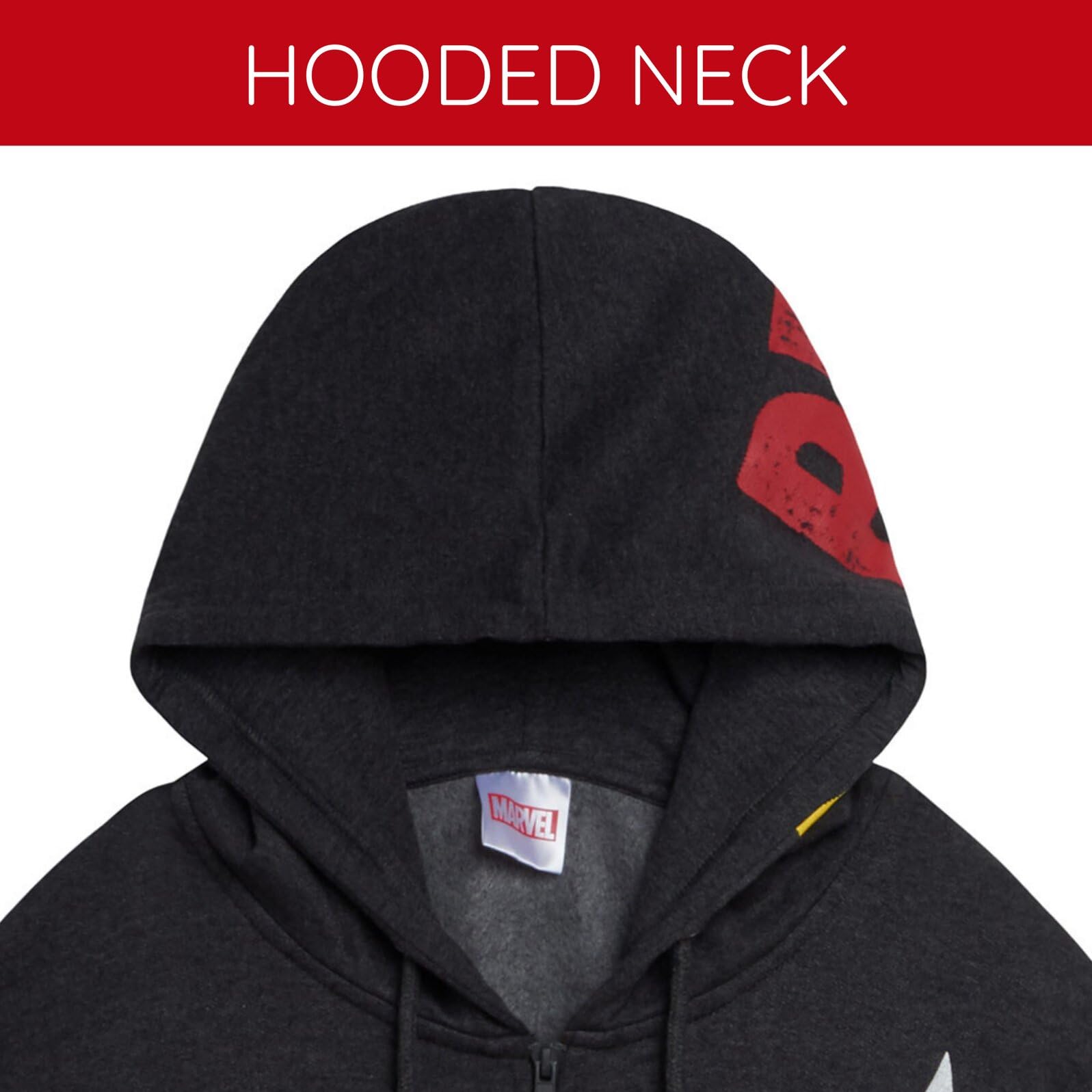 Marvel Deadpool and Wolverine - Sudadera con capucha y cremallera para adultos, tallas XS - 2XL