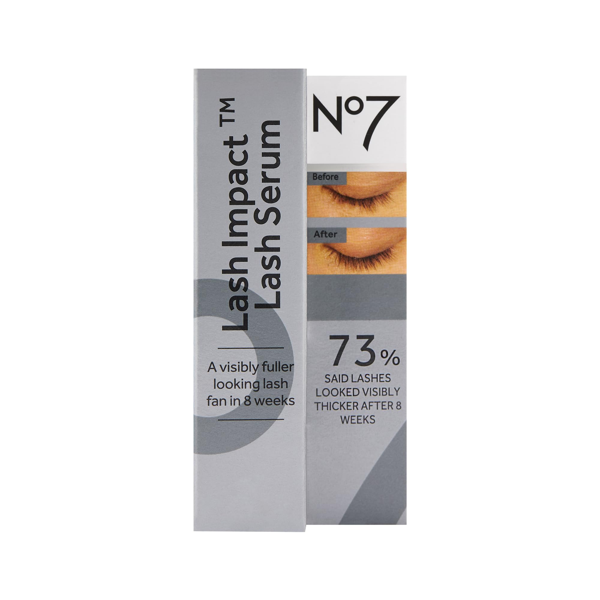 Amazon.com: No7 Lash Impact Lash Serum - Brow & Eyelash Serum for