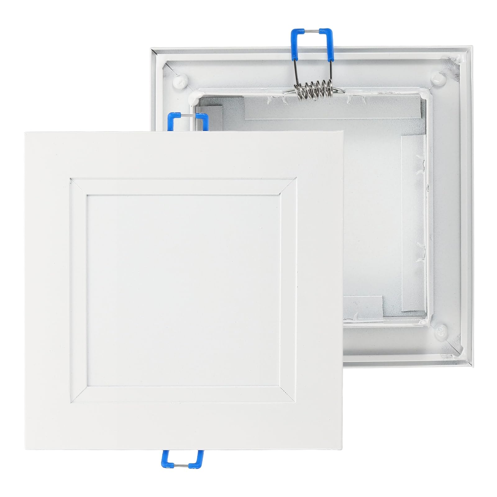 Placa de ajuste de agujero de pared con montaje en resorte para luces empotradas