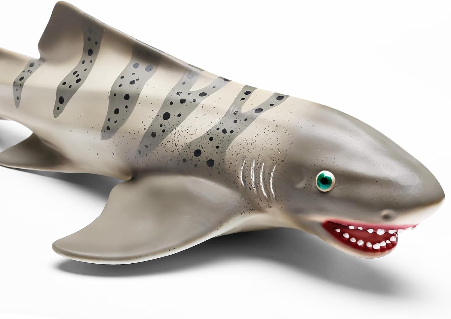 Realistic Giant Whale Shark and Zebra Shark Toy(15-16 Inch) with Booklet, Soft Plastic Figurines, Party Decoration, Under The Sea Creature Toy, Ocean Animal Figure for Kid Boy Girl Toddler, Cake Toppe
