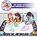 Growsland Water Drawing Mat Kids Toys Magic Mess Free Coloring Xmas Gift Toddlers Toy for 2,3,4,5,6 Year Old Girls Boys Space Theme Writing Painting 39.4