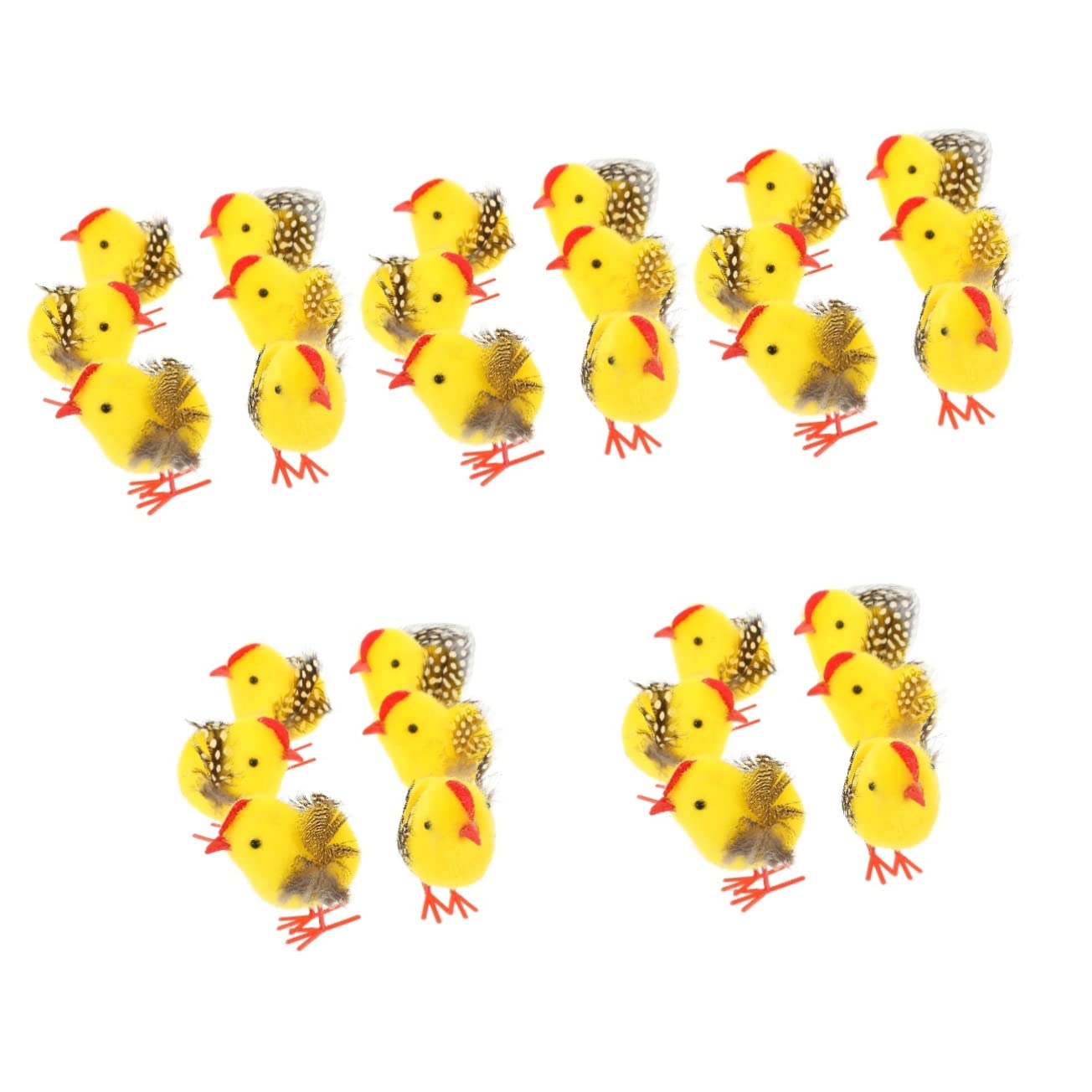 Abaodam 30pezzi Decorazione Pasquale Peluche Di Chicchi Gialli Per Eventi Festivi Ornamenti Da Scrivania Per Feste Di Pasqua e Decorazioni Per La Casa