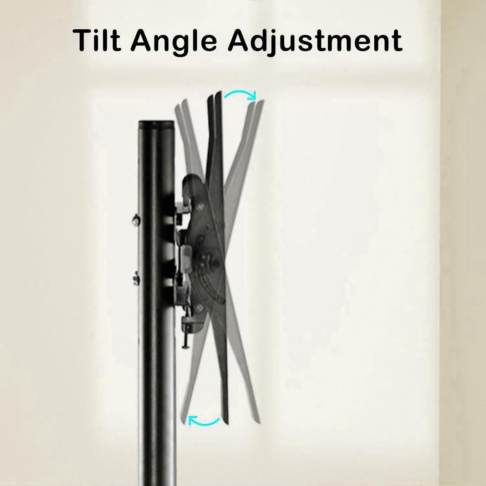 Soporte móvil para TV con Ruedas - Soporte de Suelo para TV LCD, Ajuste de Altura con Bandeja de Almacenamiento, para Pantallas de 32 a 70 Pulgadas, Pantalla horizo,