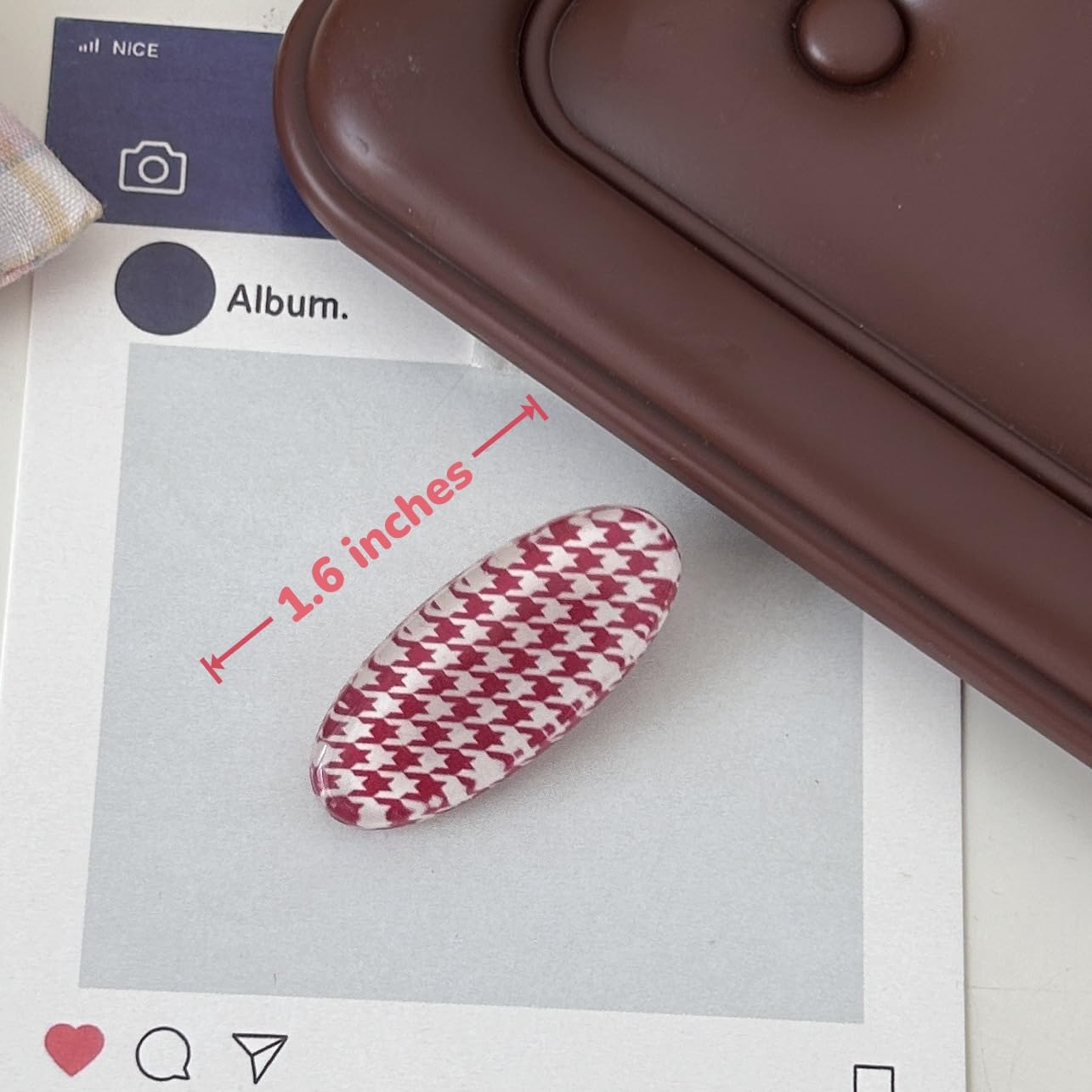 Lemeilleur 12 PCs (6 Pairs) 1.6 inches Vintage Acrylic Resin Alligator Hair Barettes Cute Hair Pins Hair Accessories Fashion Pretty Decorative Small Hair Clips for Girls Kids - Image 6