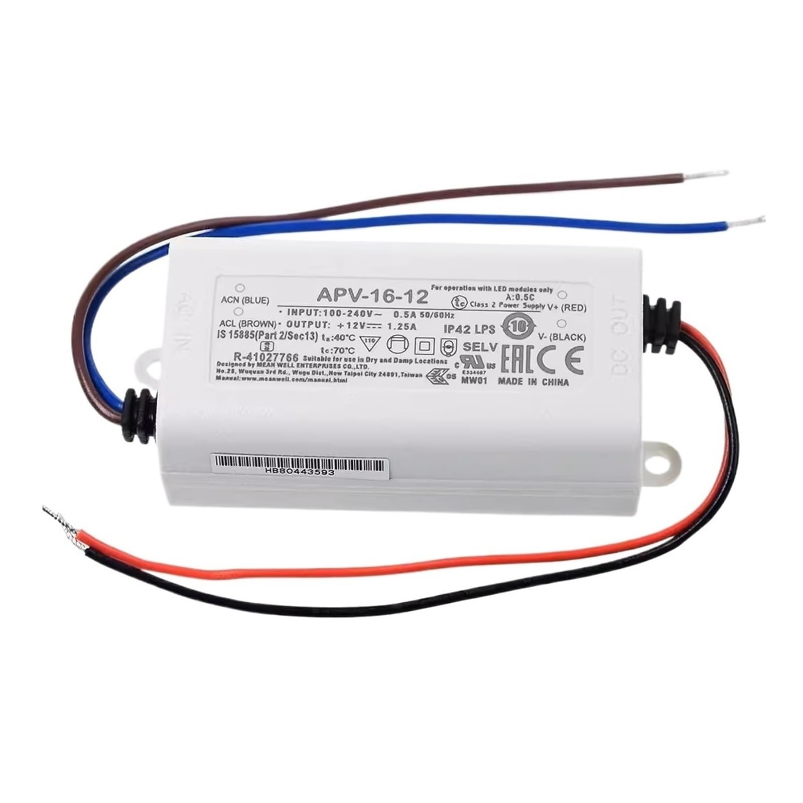 SWEWDSQG APV-16-5/12/15/24V Constant voltage power supply 16W(APV-16-15)
