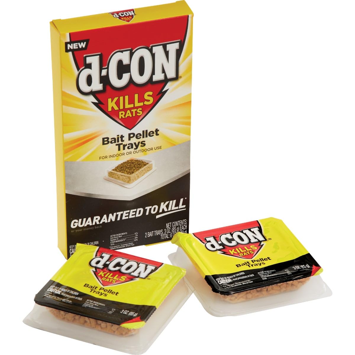 Amazon.com: d-Con Toxic Bait Tray Pellets for Mice and Rats 6 oz 1