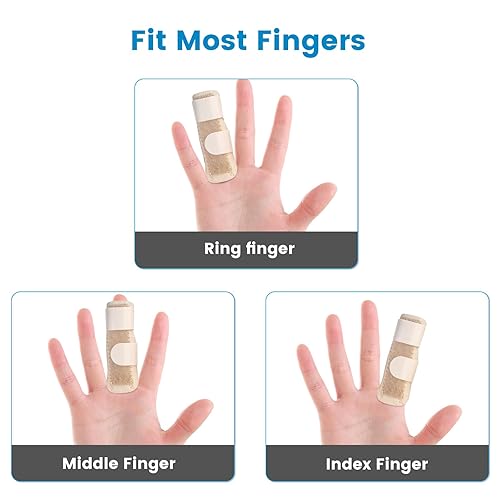 Miniatura 4 de Férulas para dedos, soporte para dedo gatillo - dedo roto - artritis - enderezamiento - soporte para índice - medio - anillo