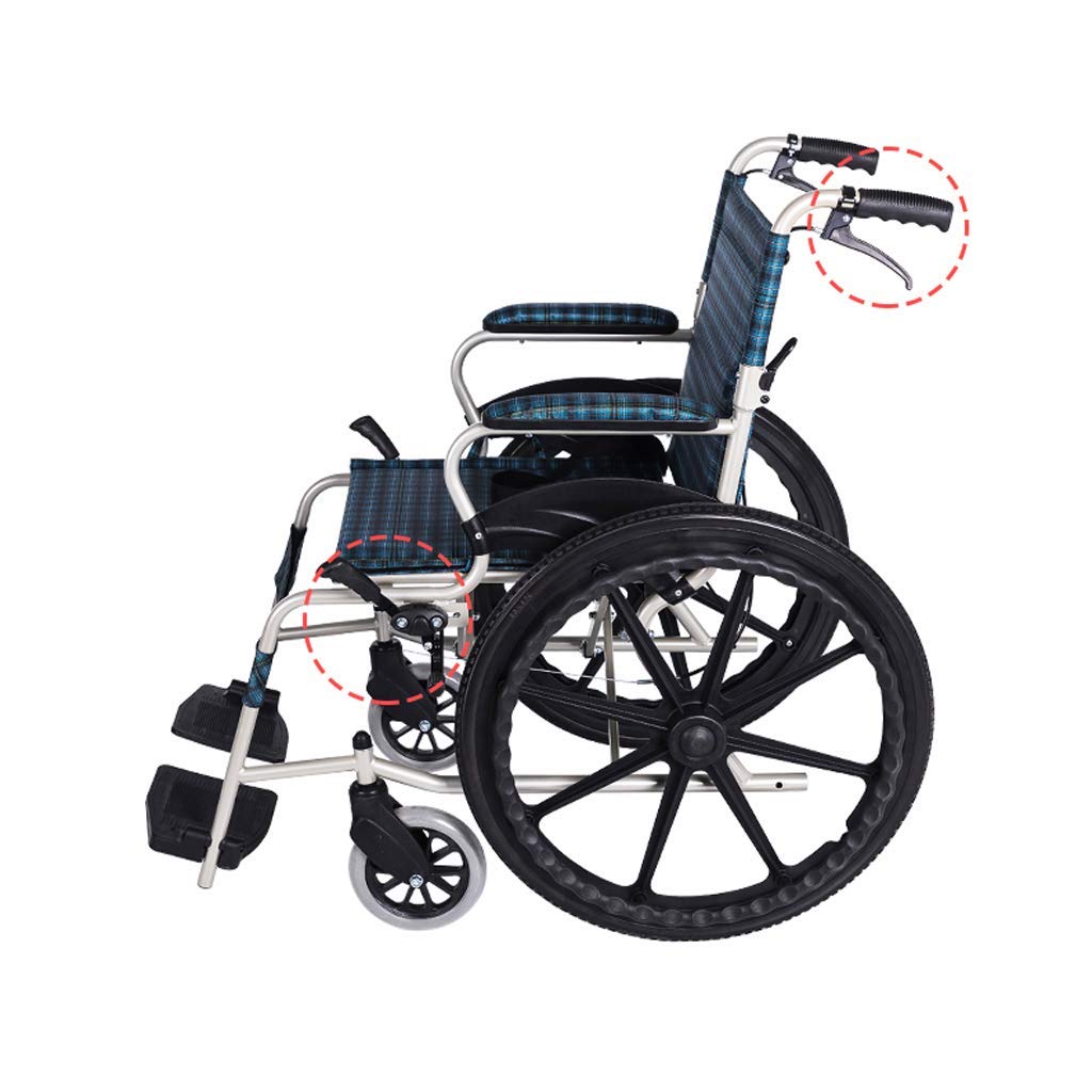 Sedia a rotelle,Ausili per la deambulazione per scooter per disabili per anziani multifunzione manuali pieghevoli