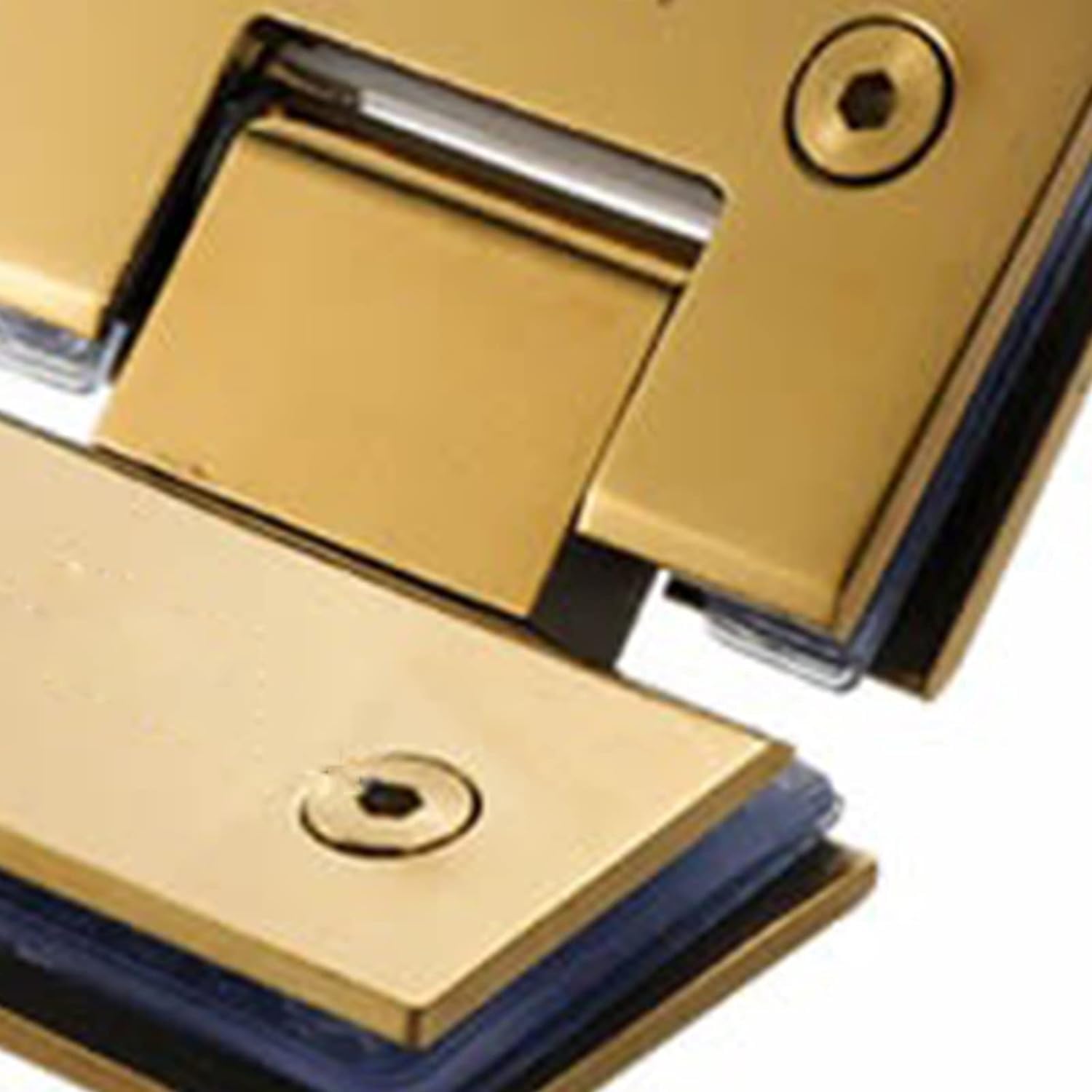 Clip/abrazadera de puerta vidrio cuarto ducha Color dorado(135 Degree)