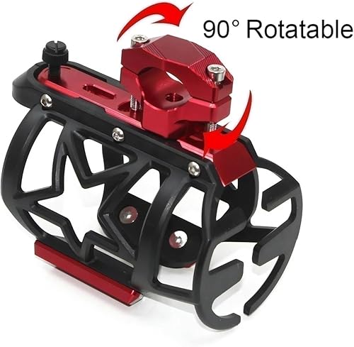 Miniatura 3 de for Benelli TRK 502X Adv TRK502 X 2019 2020 2021 Accessories Motorcycle CNC Aluminum Beverage Water Bottle Drink Cup Holder (Color  Grey)