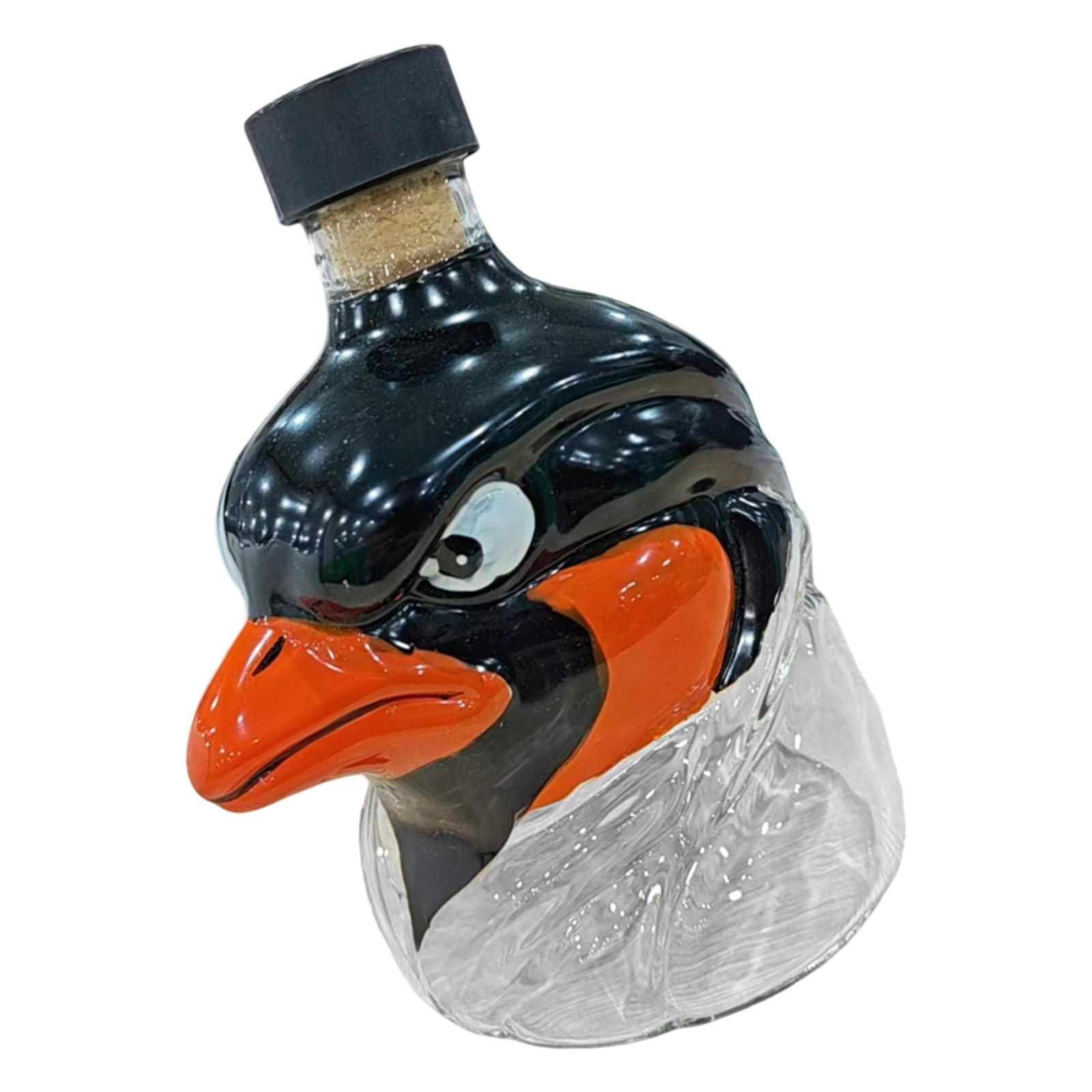 FGDTREE Hawks Head Themed Whiskeys Decanter with Leak Proof Lid for Cocktail Parties and Collectors Beverage Storage Solution Whiskeys Decanter for Parties