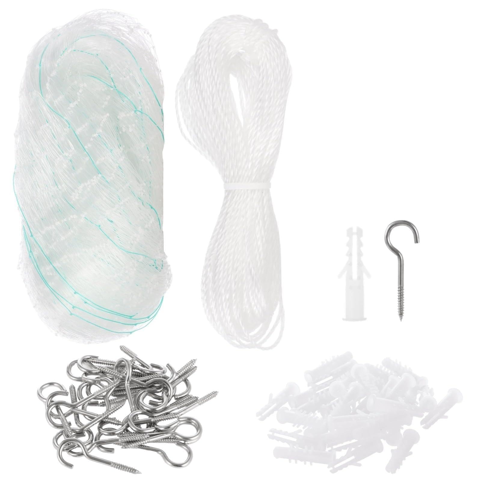 Rete di sicurezza per animali domestici, in nylon, per balcone, gatti e uccelli, per giardino, finestra, scale, 3 x 6 m