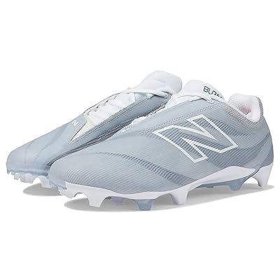 New Balance BurnX4 Lacrosse Cleats Shoes Artic Grey/Grey