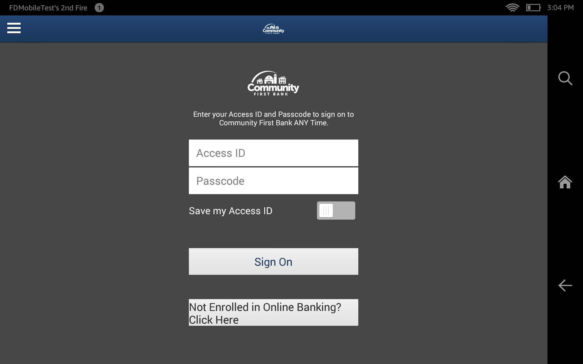 Community First Bank Tablet - App on Amazon Appstore