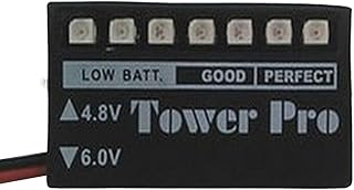 LICHIFIT Professional Battery Voltage Indicator Monitor LED Receiver Voltage Monitor for RC Car Drone Accessories