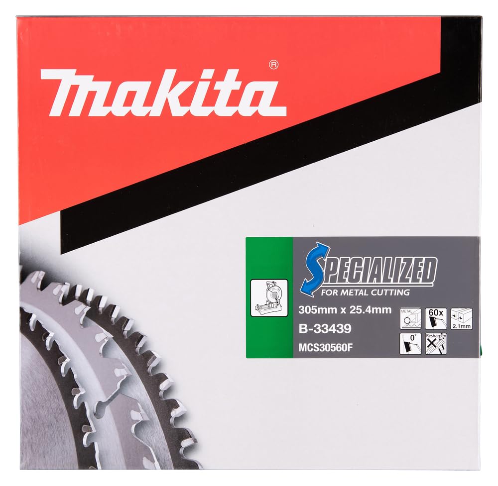Makita B-33439 Specjalistyczne ostrze do cięcia metalu 305x25.4x60T