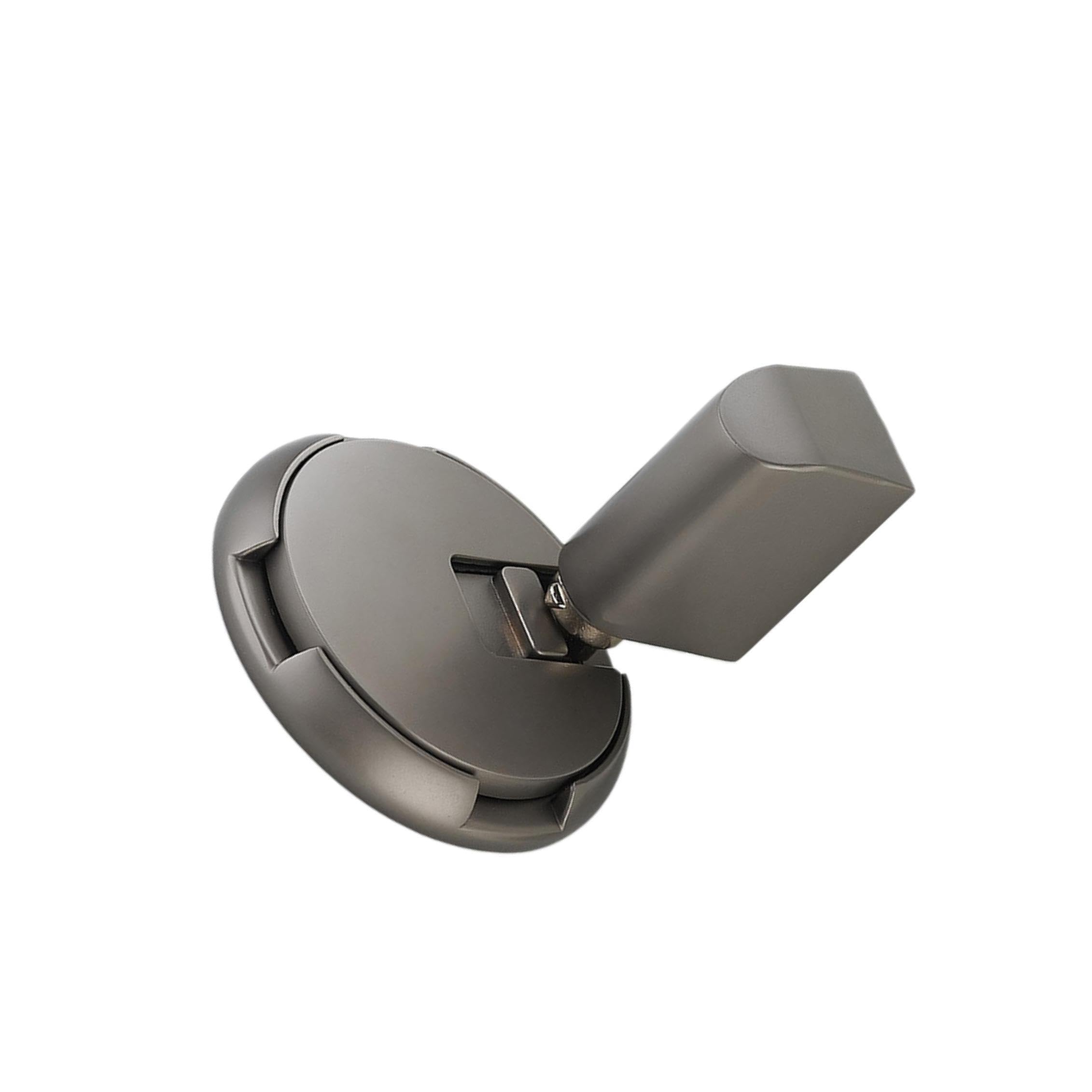 QUILSTM Heavy Duty Windproof Door Stopper Floor Suction Holder Premium Adjustable Solution for Bathroom and Living Spaces Door Stop Holder Home Office Bathroom Zinc Alloy