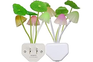 AUSAYE Wall-Mounted Mushroom Sensor Night Lights