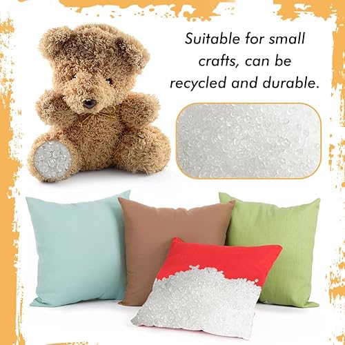 Miniatura 4 de Cuentas de relleno de peso de 10.6 onzas, cuentas de relleno para muñecas, cuentas de relleno de manualidades, cuentas de relleno de plástico para