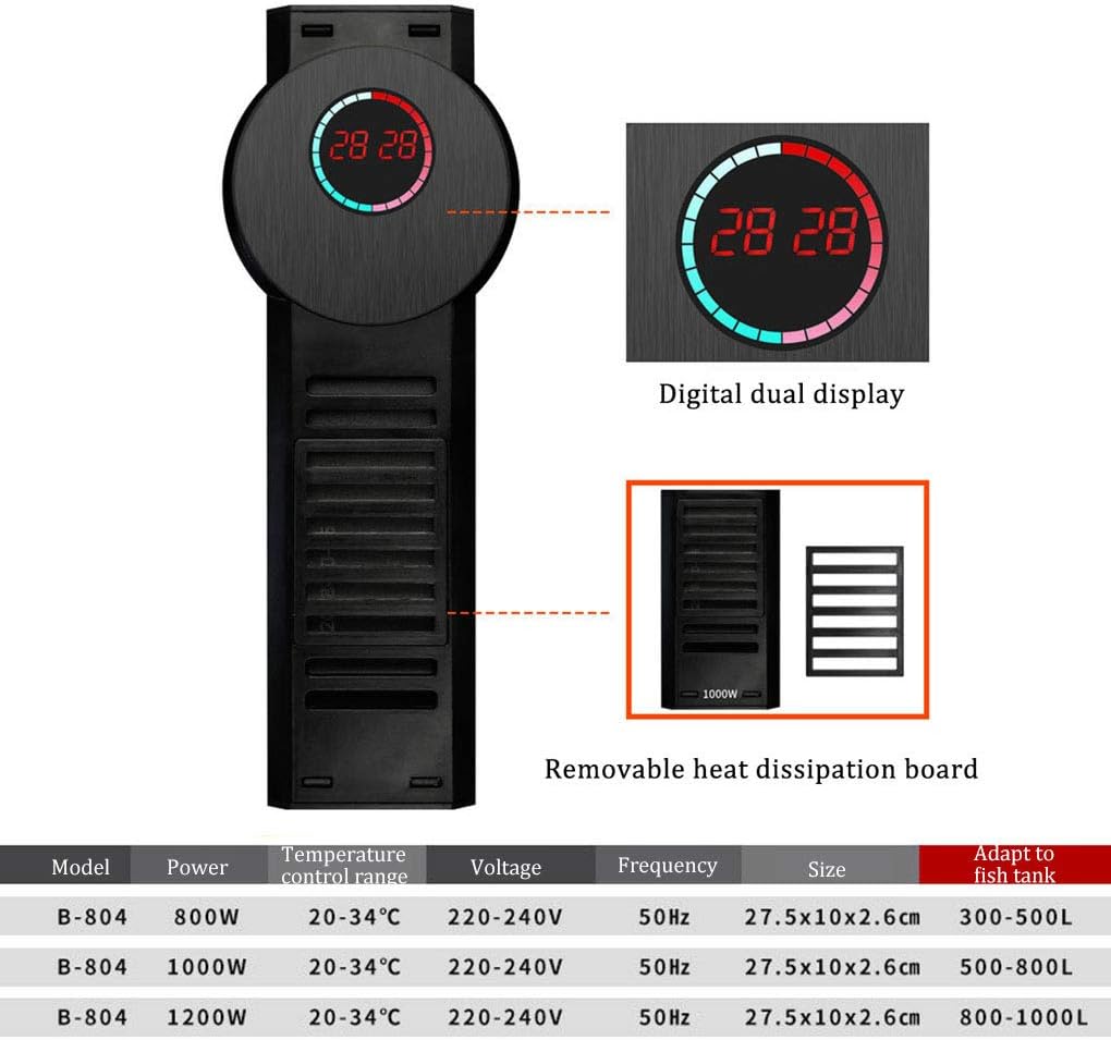 最新作の 効率的な水槽ヒーター 自動恒温ミニ水槽加熱棒 水と電気からの取り外し可能なヒートシンク Www Sanchetana Org