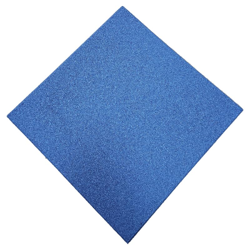 Pavimentos Arquiservi - Losetas de Caucho Reciclado para Suelo de Gimnasio 50x50x2 cm Azul - Pack de 32 (8m²) - Antideslizante y Aislante - Ideal para Fitness, Yoga y Funcionales