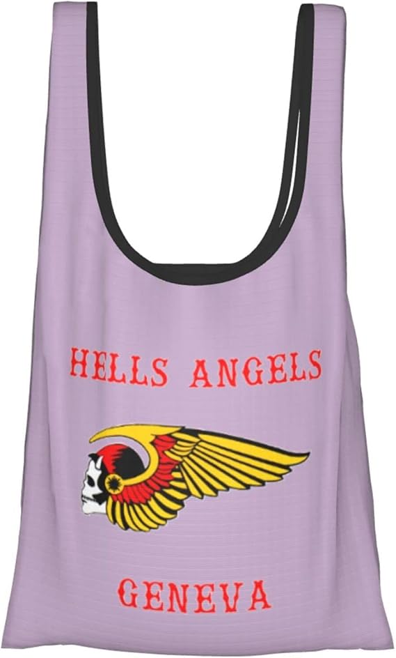 Amazon ヘルズエンジェルス アメリカ バイクlogo コンビニバッグ 買い物袋 レジ袋 防水エコバッグ 折りたたみレジ袋 コンビニ袋 男女兼用大容量 洗える 軽量 丈夫レジカゴバッグ エコバッグ 買い物バッグ Amazon ヘルズエンジェルス アメリカ バイクlogo コンビニバッグ 買い物袋 レジ袋 防水エコバッグ 折りたたみレジ袋 コンビニ袋 男女兼用大容量 洗える 軽量 丈夫レジカゴバッグ エコバッグ 買い物バッグ