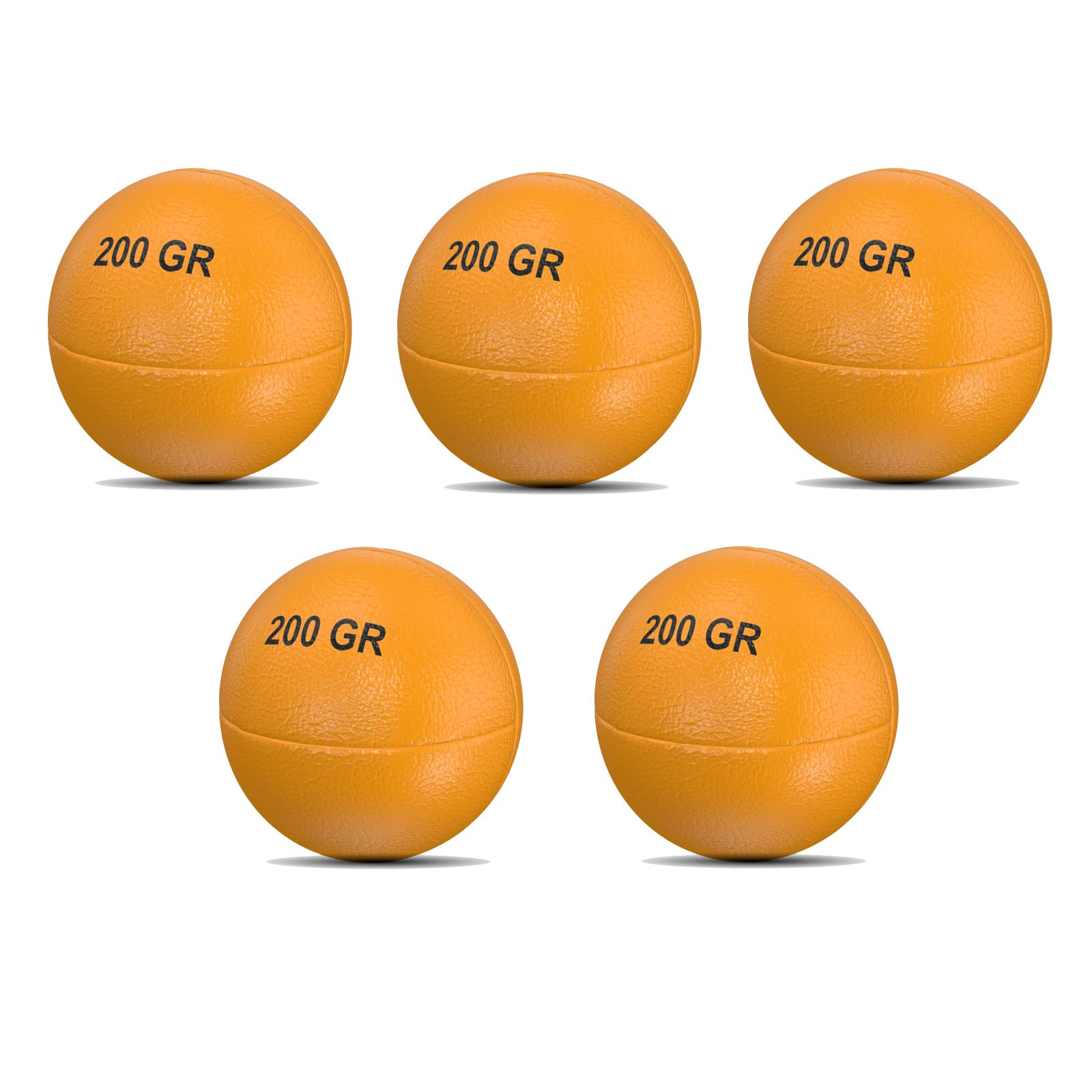alpas 200g Schlagball 5er Set - Wurfball für Schule, Verein & Leichtathletik - Trainingsball für Weitwurf