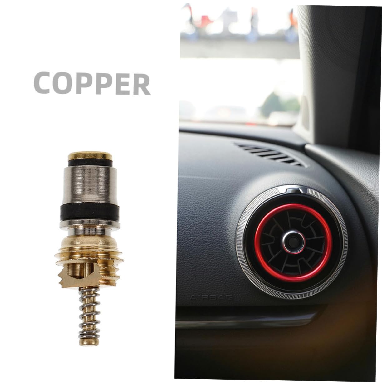 Anneome 10 pezzi Valvole Core per Sistemi Condizionamento Auto Facile Installazione Compatibile con Vari Controllo Della Pressione Materiali Resistenti e Affidabili