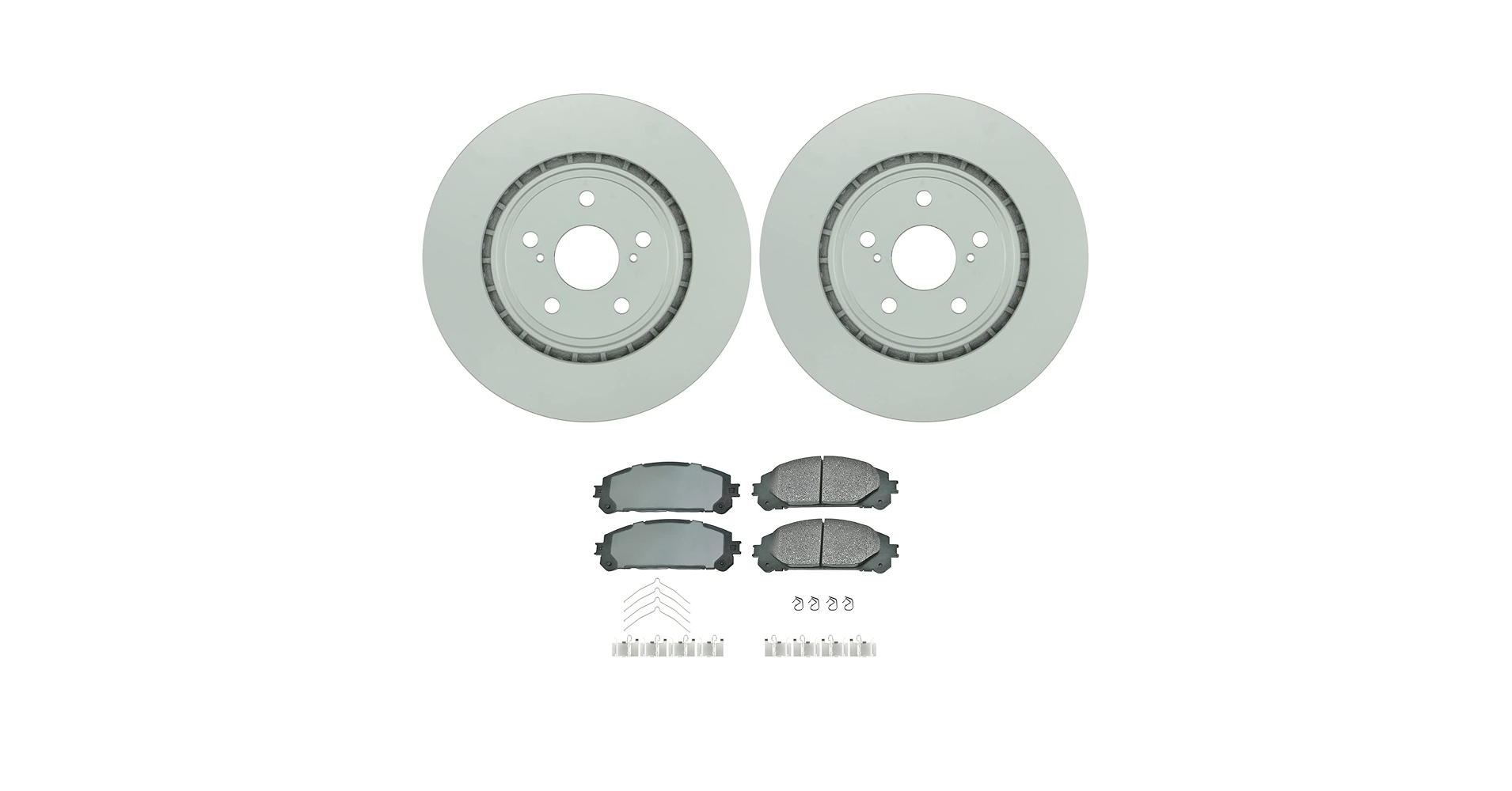 Amazon.com: Akebono ProAct Front Brake Kit Rotors Pad Set