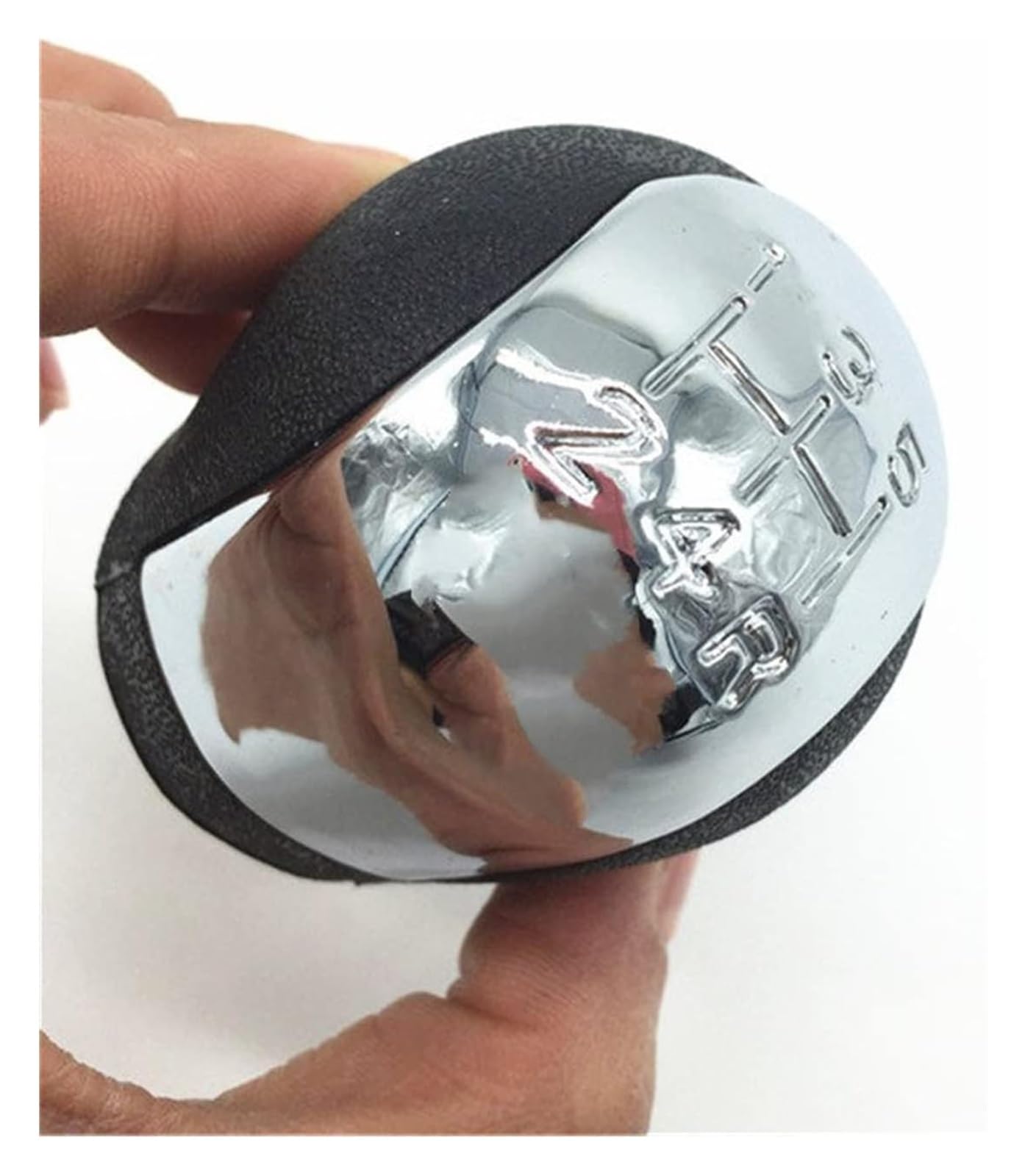 TRASH BIN Car Gear Shift Knob for Opel for Vauxhall for Vectra B C for Corsa for Astra Chrome Car Styling Gear Shift Knob Gaiter(Gear Knob 12345r)