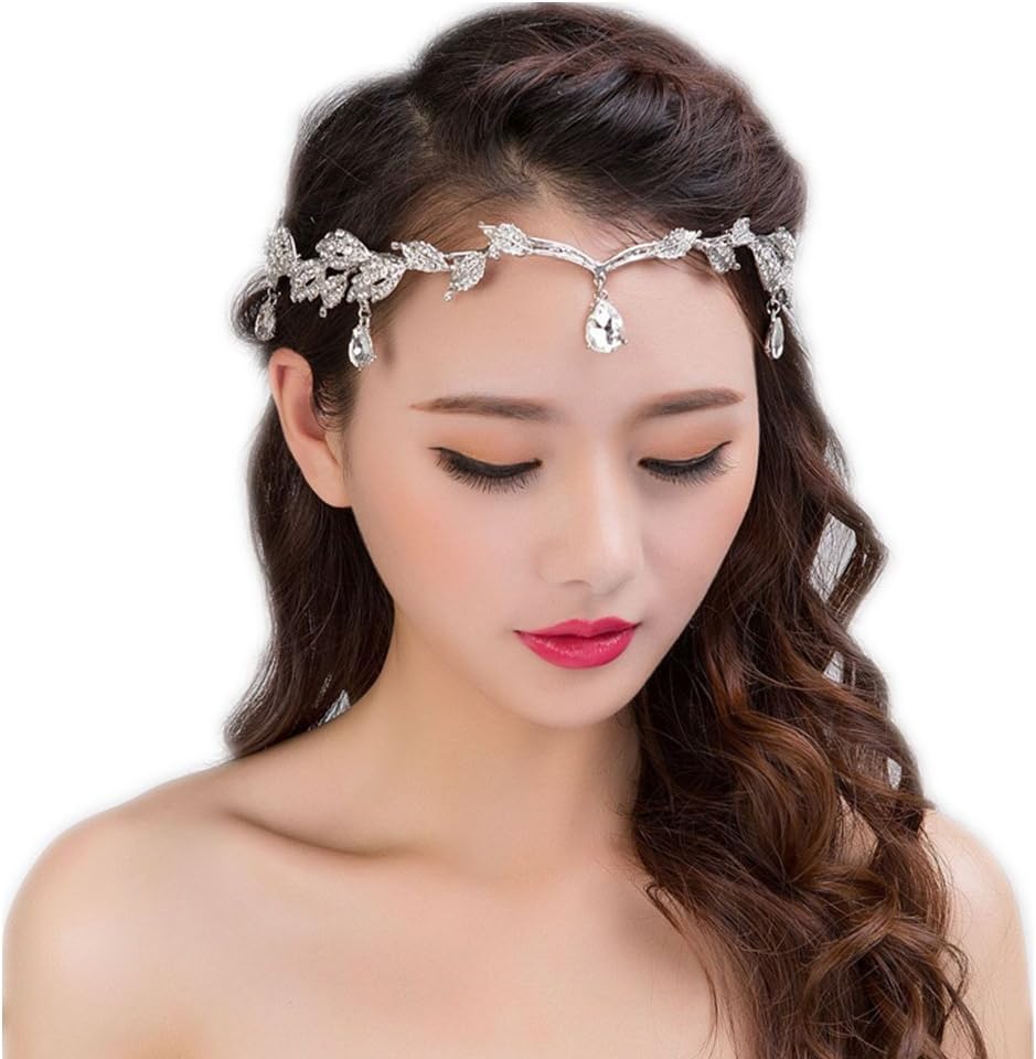 Silver Alloy Crown with Rhinestone Wedding Headdress or Bride Accessories, Headpieces Headwear Accessories for Wedding or Party