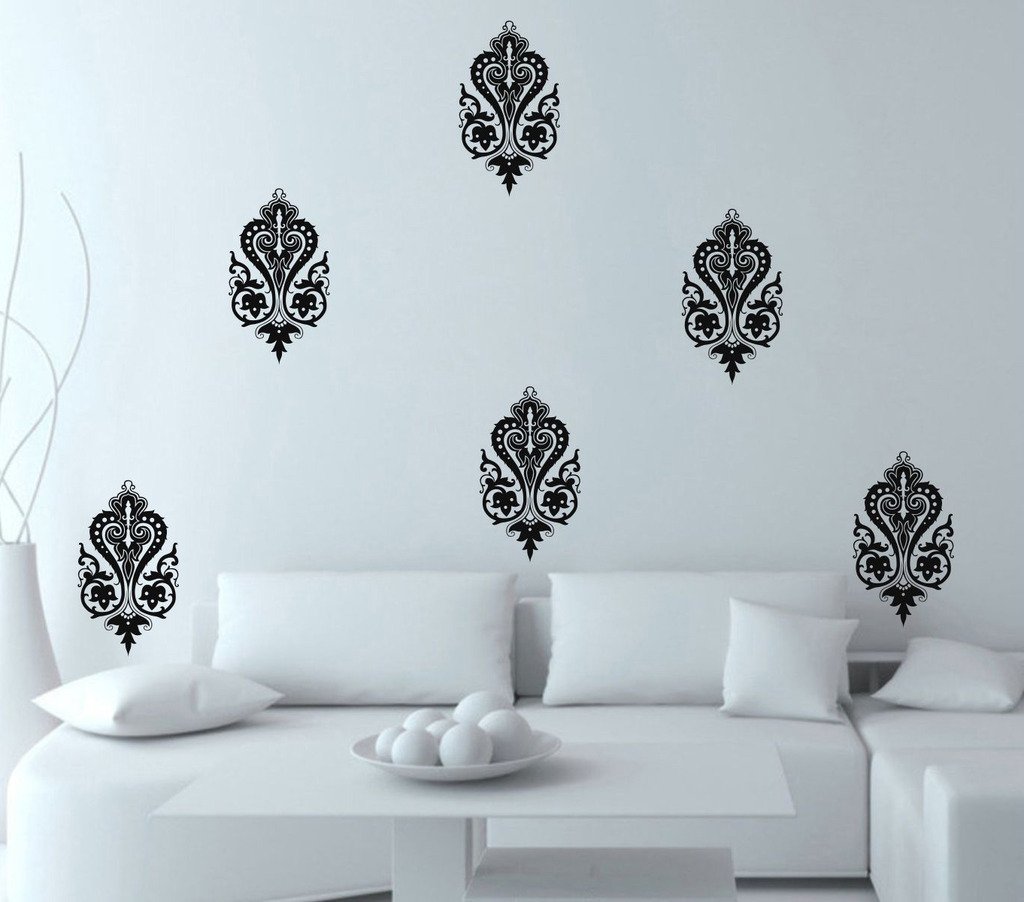 Decor Villa Mandala Motif Wall Sticker and Decal (PVC Vinyl,Sheet Size -58 cm x 76 cm) 6 Pic.-image-44
