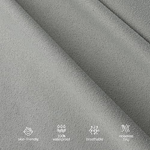Biloban Crib Sheets Waterproof 2 Pack, Crib Mattress Protector, Baby Fitted Crib Sheet Neutral, Ultra Soft & Breathable Toddler Bed Sheets For Boys And Girls thumb #1