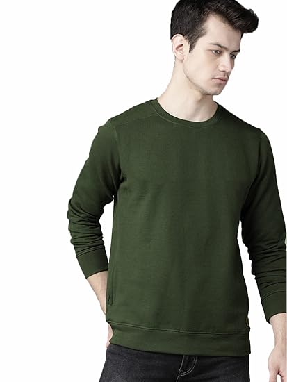 Men's Cotton Round Neck Sweatshirt