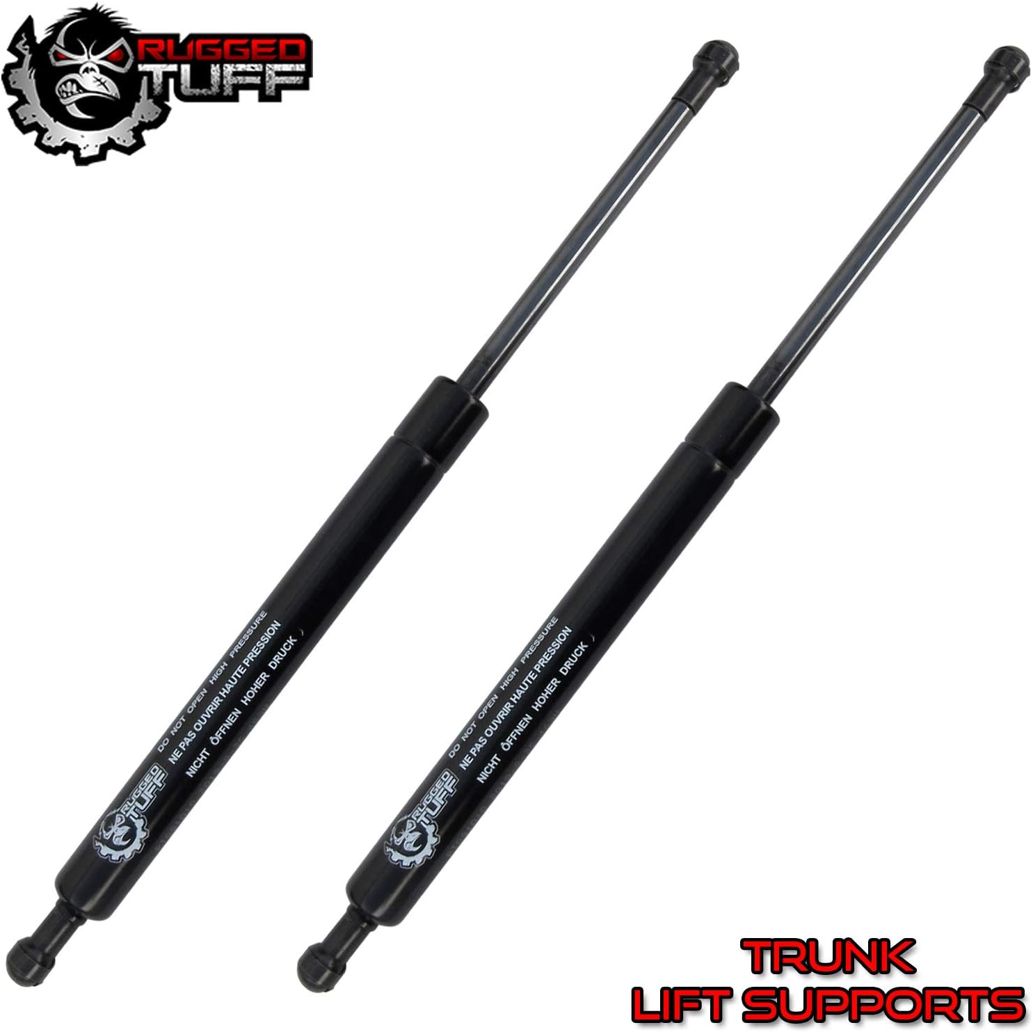 Rugged TUFF RT081010 Lift Supports Trunk Shocks Struts Gas Springs Arms Compatible with 2000-2010 Lexus SC430 (Without Spoiler) Pack of 2