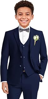 Boys' Suits Kids Formal Tuxedo Set for Toddler Boys 5 Piece Wedding Ring Bearer Outfit Easter Prom Suit Dress Clothes