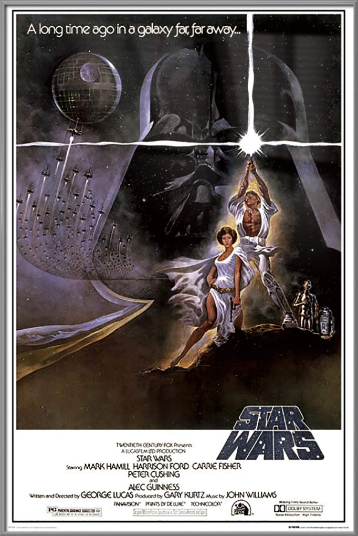 「スター・ウォーズ　エピソード４／新たなる希望」ポスターフレーム Amazon.co.jp: スター・ウォーズ エピソード4/ 新たなる希望
