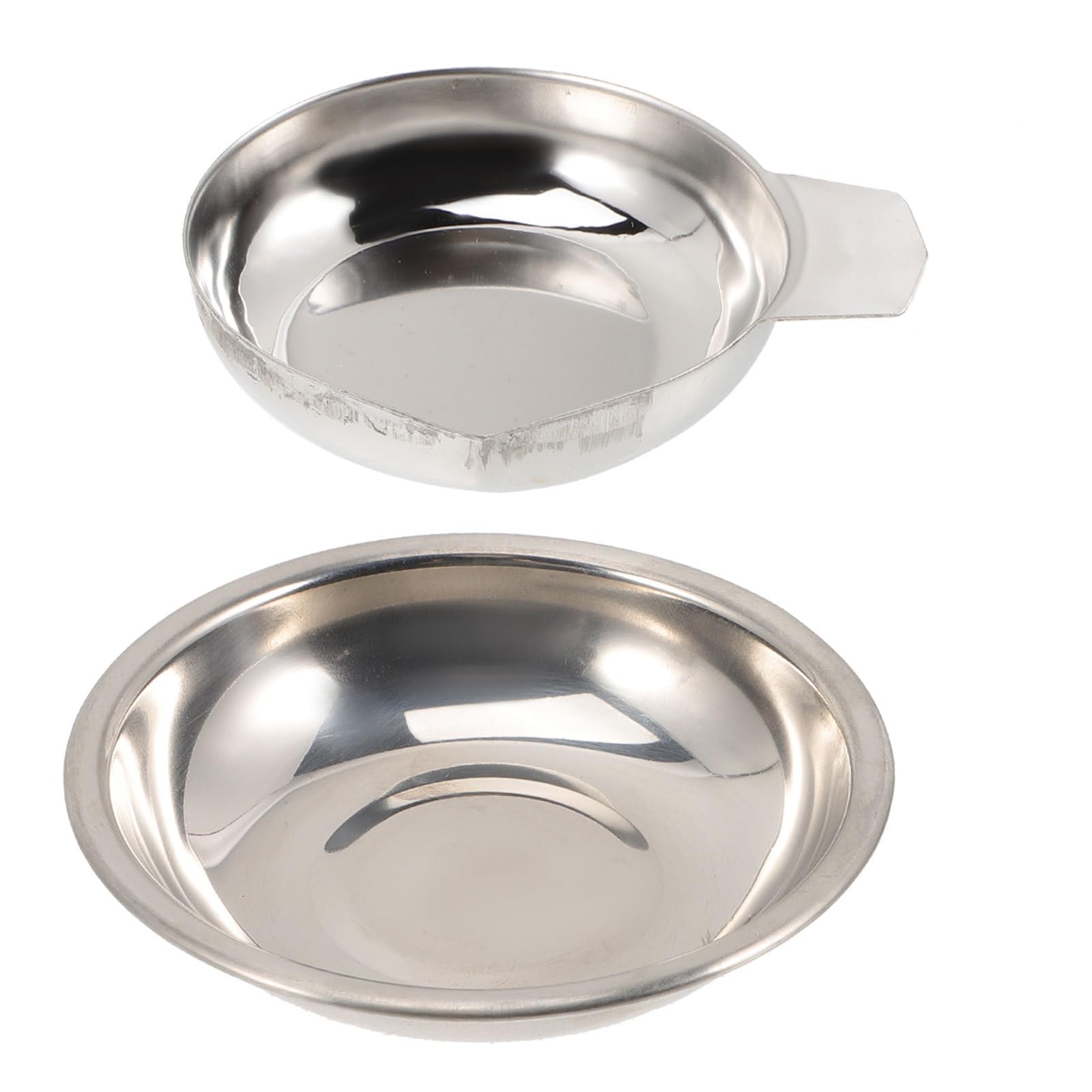 Zerodeko Milligram Scale Digital Scale Pan 2pcs Stainless Steel Electronic Scale Tray Narrow Spout Weighing Dishes for Liquid Gems Jewelry Digital Kitchen Scale-image-43