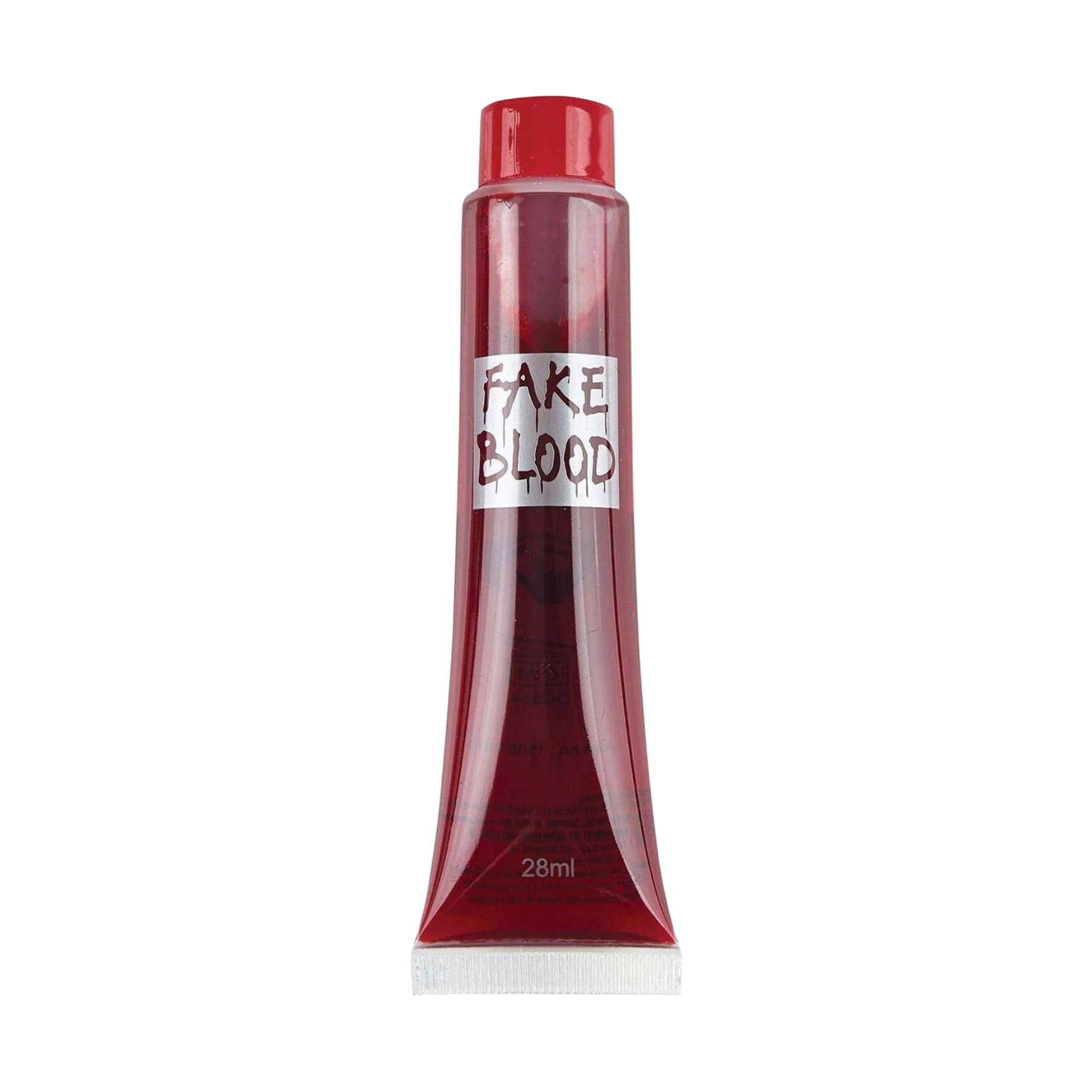 Shatchi Red Fake Blood Tubes 28Ml - Halloween Vampire Zombie Makeup, Realistic Sfx For Theatrical Wounds, Scars & Costume Parties, Suitable For Face & Body