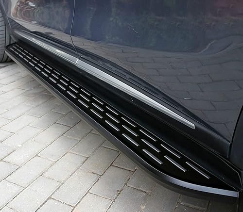 Miniatura 5 de Black 2PCS Running Boards Side Step Nerf Bar Fits for Nissan X-Trail Rogue T33 2021-2023 Alumium